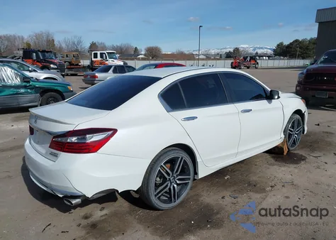 2017 Honda Accord Sport Se z USA, uszkodzony, nr VIN 1HGCR2F17HA048181